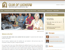 Tablet Screenshot of cluboflucknow.com